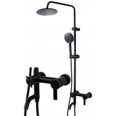 Душевой гарнитур (стойки) Temmax TM-014 (черный)