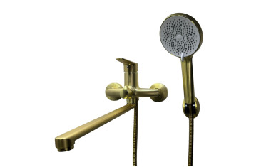 Смеситель для ванн Temmax TM-101-4 (золото матовое)