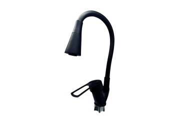 Смеситель для кухни Temmax TM-254-2 (черный)