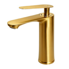 Смеситель для раковины Temmax TM-387-1 (золото матовое)