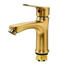 Смеситель для раковины Temmax TM-399-1 (золото матовое)