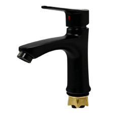 Смеситель для раковины Temmax TM-399-4 (черный)