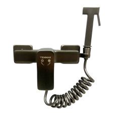 Смеситель для биде Temmax TM-205-2 (графит)