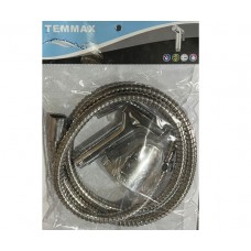 Шланг с лейкой для биде Temmax TN-15 (хромовый лейка и шланг)